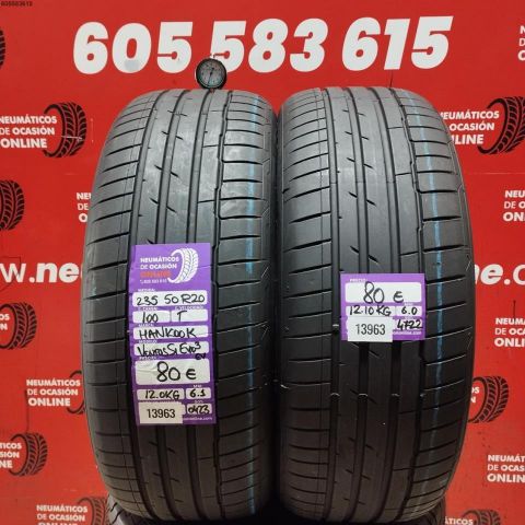 2X 235 50 R20 100T HANKOOK VENTUS S1 EVO 3 OCASIÓN DOT: 0423/4722 - 6.1/6.0mms