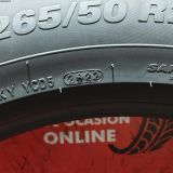 2X 265 50 R20 111V KUMHO CRUGEN HP91 OCASIÓN DOT: 2622/2222 - 5.1/5.1mms