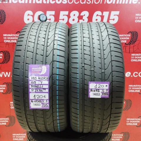 285 40 ZR21 109Y PIRELLI PZERO TM NO 5.2/5.8MM  DOT 1319/2922