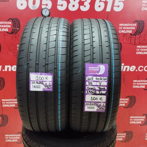 2X 245 40 R20 99V GOODYEAR EAGLE F1 ASYMMETRIC 5 OCASIÓN DOT: 4923/3421 - 5.5/6.0mms