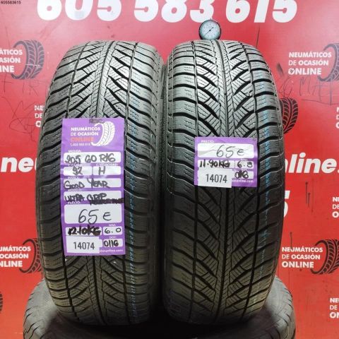2x 205 60 R16 92H GOODYEAR ULTRA GRIP PERFORMANCE RSC 6.0/6.8MM DOT 0116/0116