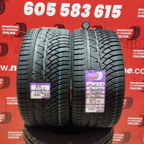 2x 265 35 R19 93V XL MICHELIN PILOT ALPIN MO M+S* 7.5/7.5MM DOT 4914/4914 