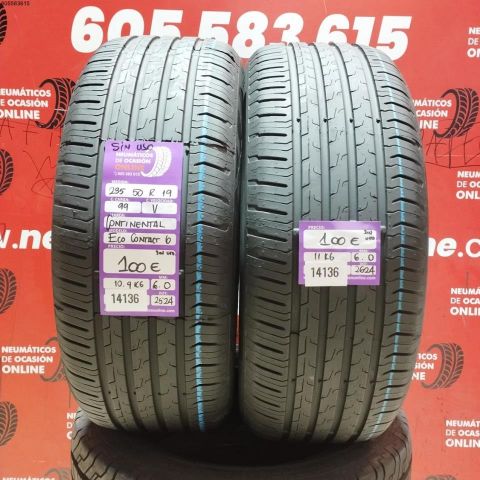 2x 235 50 R19 99V CONTINENTAL ECO CONTACT 6 DOT:2524/2624 