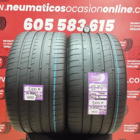 2x 305 30 ZR21 104Y GOODYEAR EAGLE F1 ASYMETRIC 3 NAO 5.5/5.8MM  DOT 2519/2519 