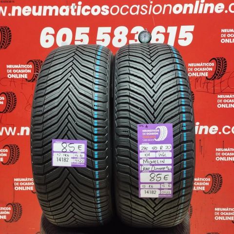 2X 235 50 R20 104W MICHELIN CROSS CLIMATE 2 M+S* OCASIÓN DOT: 5122/5122 - 5.6/5.6mms