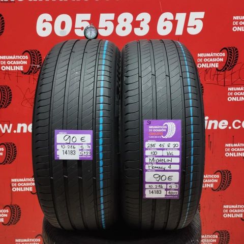 235 45 R20 100V XL S1 MICHELIN PRIMACY 4 5.7/5.3MM DOT 5123/4822