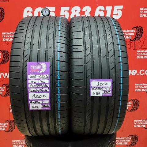 2X 255 40 R20 108W XL MO CONTINENTAL ECO CONTACT 6Q 5.2/5.2MM DOT 4622/0524