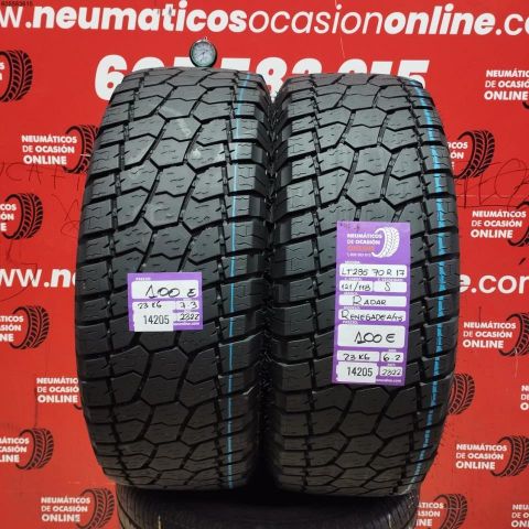 2x LT 285 70 R17 121 118S RADAR RENEGADE A/T5 7.3/6.2MM  DOT 2322/2322