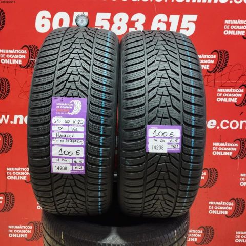 2X 255 50 R20 109V HANKOOK VINTER ICEPT EVO 3 OCASIÓN DOT: 1921/1921 - 6.5/6.5mms