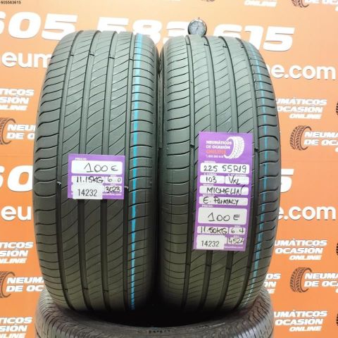 2X 225 55 R19 103VXL MICHELIN E.PRIMACY OCASIÓN DOT: 3023/4524 - 6.0/6.4mms