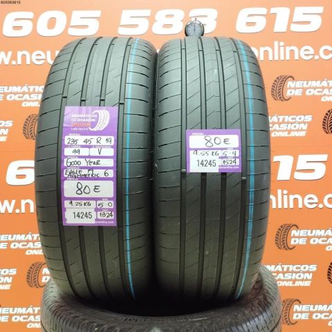 2X 235 45 R19 99V GOODYEAR EAGLE F1 ASYMMETRIC OCASIÓN DOT: 1324/1524 - 5.0/5.4mms