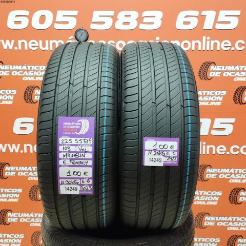 2X 225 55 R19 103VXL MICHELIN E.PRIMACY OCASIÓN DOT: 3023/2923 - 6.5/6.2mms