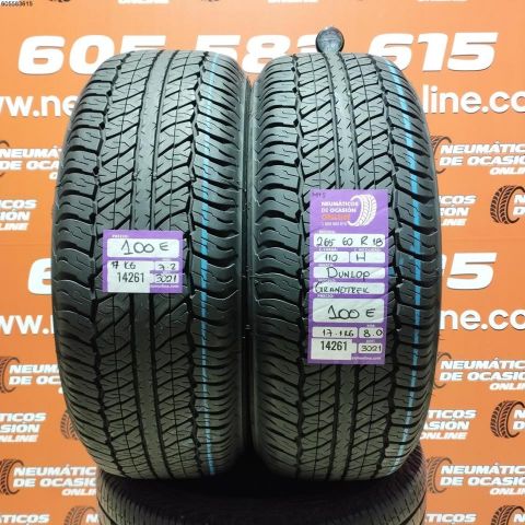 2X 265 610 R18 110H DUNLOP GRADTREK  7.2/8.0MM DOT 3021/3021