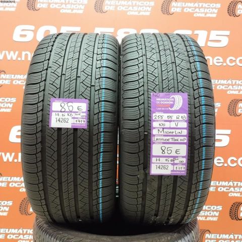 2X 255 55 R18 105V MICHELIN LATITUDE TOUR HP NO (SIN USO) DOT: 1717/1717