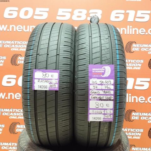2X 205 50 R19 94H  XL GOODYEAR EFFICIENT GRIP PERFORMANCE 6.3/6.6MM DOT 4119/4619