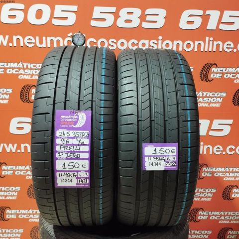2X 245 35 ZR21 96Y PIRELLI PZERO MGT OCASIÓN DOT: 1421/2722 - 6.3/6.3mms