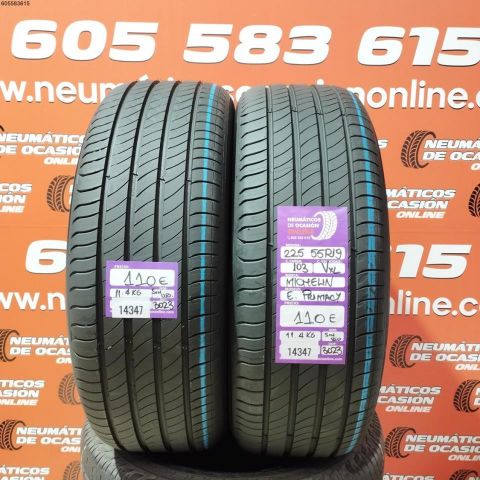 2X 225 55 R19 103VXL MICHELIN E. PRIMACY (SIN USO) DOT: 2323