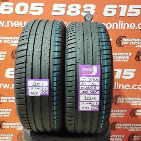 2X 235 50 R20 104Y MICHELIN PILOT SPORT 4 JLR 6.1/6.1MM DOT 3323/3222
