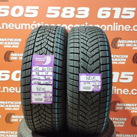 2X 215 60 R17 96H GOODYEAR ULTRAGRIP M+S* (SIN USO) DOT: 19/19