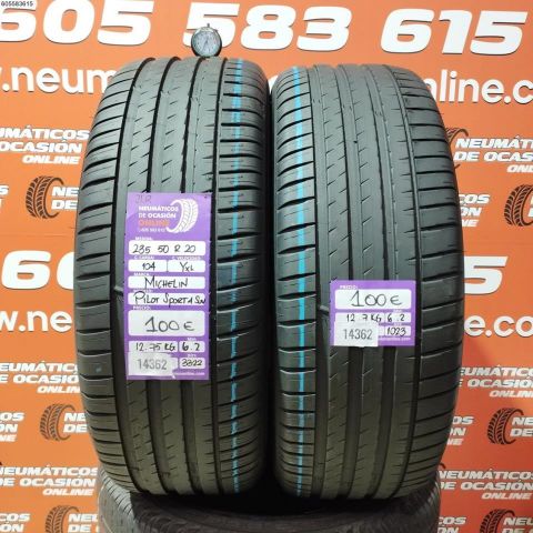 2X 235 50 R20 104Y XL MICHELIN PILOT SPORT 4 JLR 6.2/6.2MM DOT 3322/1023