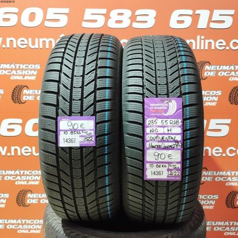2X 235 55 R18 100H CONTINENTAL WINTER CONTACT (SIN USO) DOT: 2222