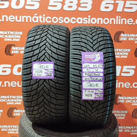 2X 225 45 R17 91H FIRESTONE WINTERHAWK 4 (SIN USO) DOT: 2023
