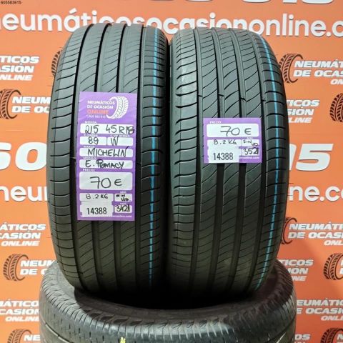 2X 215 45 R18 89W MICHELIN E. PRIMACY (SIN USO) DOT: 21/21