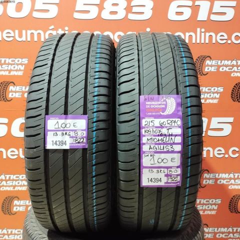 2X 215 60 R17C 109/107T MICHELIN AGILIS 3 (SIN USO) DOT: 22/22
