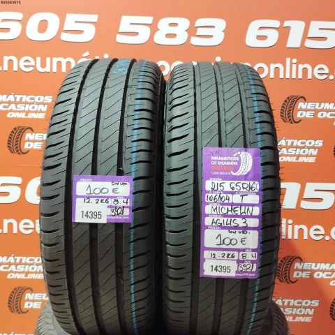 2X 215 65 R16C 106/104T MICHELIN AGILIS 3 (SIN USO) DOT: 2121