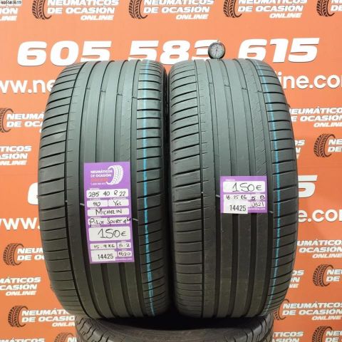 2X 285 40 R22 110Y XL MICHELIN PILOT SPORT 4 SUV 5.2/5.8MM DOT 1620/0321