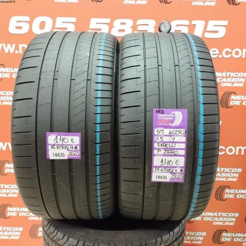2X 315 40 ZR 21 115Y PIRELLI P ZERO NCO 4.8/4.8MM DOT 3523/5023