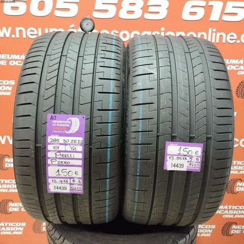 2X 285 30 ZR22 101Y XL PIRELLI P ZERO AO 5.8/6.6MM DOT 5323/4223