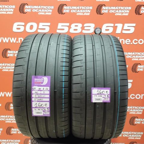 2X 325 35 R22 110Y PIRELLI P ZERO MO 6.5/7.6MM DOT 4328/3623