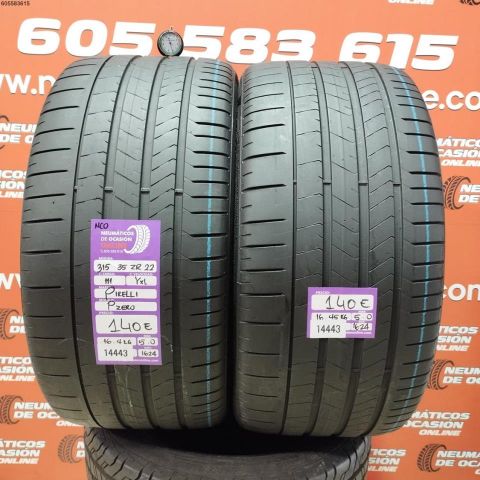 2X 325 35 ZR22 111Y XL PIRELLI P ZERO NCO 5.0/5.0MM DOT 1624/1624
