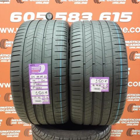 2X 315 35 ZR22 111Y XL PIRELLI P ZERO NCO 5.6/5.6MM DOT 4123/2623