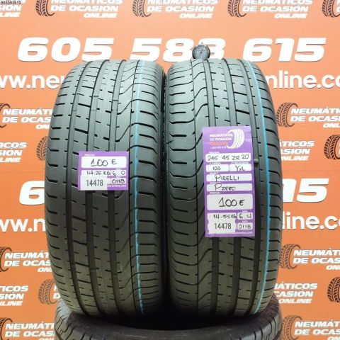 245 45 ZR20 103YXL PIRELLI PZERO OCASIÓN DOT: 0118/0118 - 6.0/6.4mms