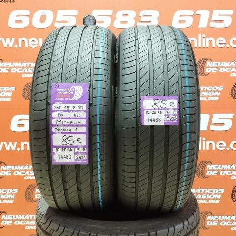 235 45 R20 100VXL MICHELIN PRIMACY 4 S1 OCASIÓN DOT: 2824/5323 - 5.8/5.8mms