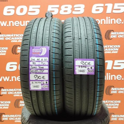 2X 215 45 R20 95TXL GOODYEAR EFFICIENTGRIP PERFORMANCE OCASIÓN DOT: 5023/5023 - 6.6/6.6mms