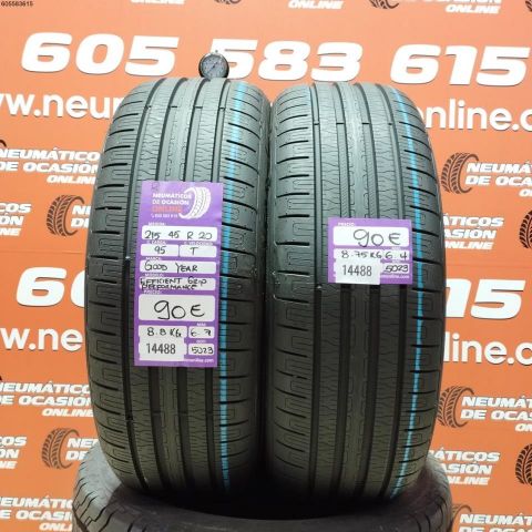 2X 215 45 R20 95T GOODYEAR EFFICIENTGRIP PERFORMANCE OCASIÓN DOT: 5023/5023 - 6.7/6.4mms