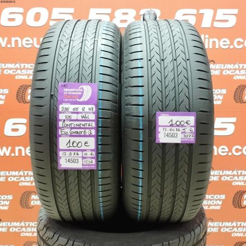 235 55 R19 105WXL CONTINENTAL PREMIUM ECO CONTACT6 Q MO OCASIÓN DOT: 1524/3222 - 5.6/5.6mms