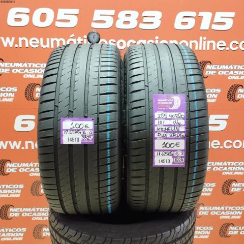 2X 255 40 R20 101WXL MICHELIN PILOT SPORT OCASIÓN DOT: 3323/1624 - 6.0/5.3mms