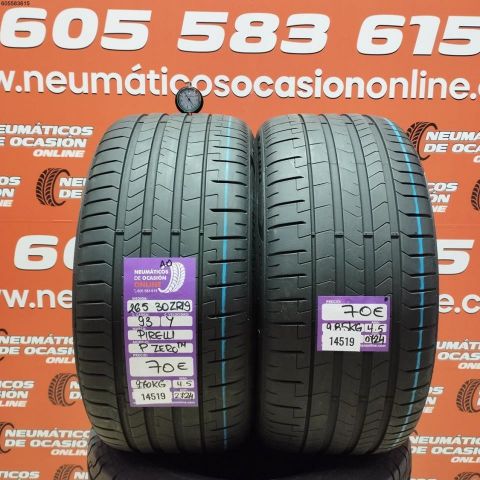 2X 265 30 ZR19 93Y PIRELLI P ZERO TM AO 4.5/4.5MM DOT 2724/0724 