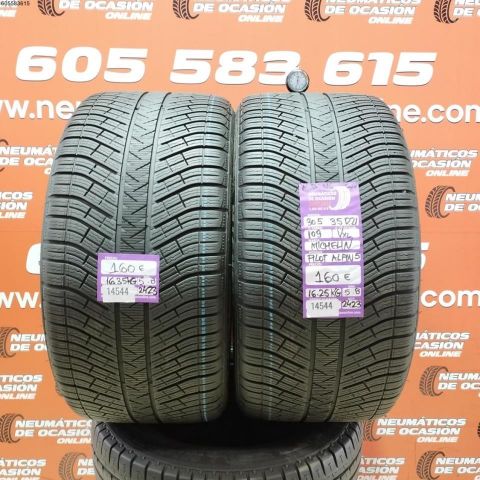 2X 305 35 R21 109V MICHELIN PILOT ALPIN 5 NO 5.8/5.8MM  DOT 2423/2423