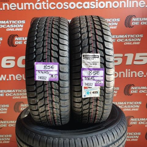 2X 195 60 R16 89H BRIDGESTONE BLIZZAK (SIN USO) DOT: 1819/1519