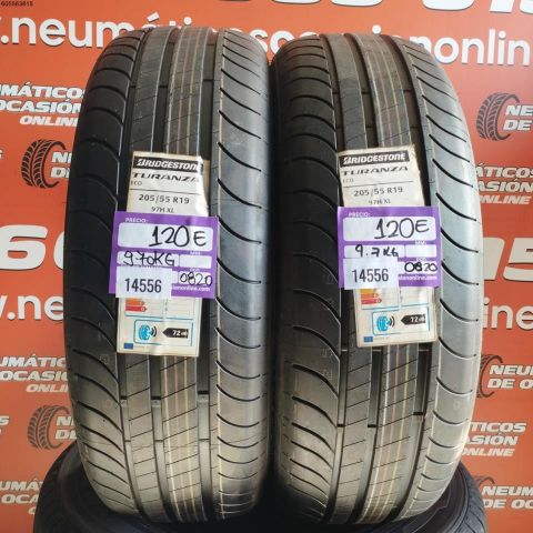 2X 205 55 R19 97H XL BRIDGESTONE TURANZA ECO DOT 0820/0820 (SIN USO)