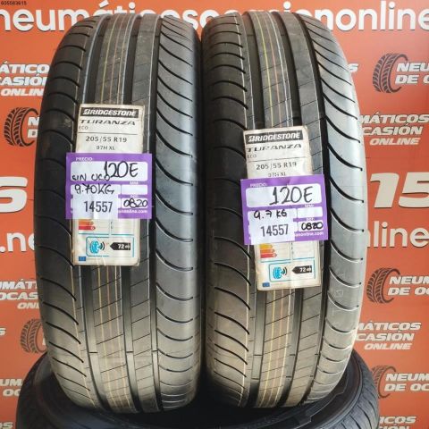 2X 205 55 R19 97H XL BRIDGESTONE TURANZA ECO DOT 0820/0820 (SIN USO)