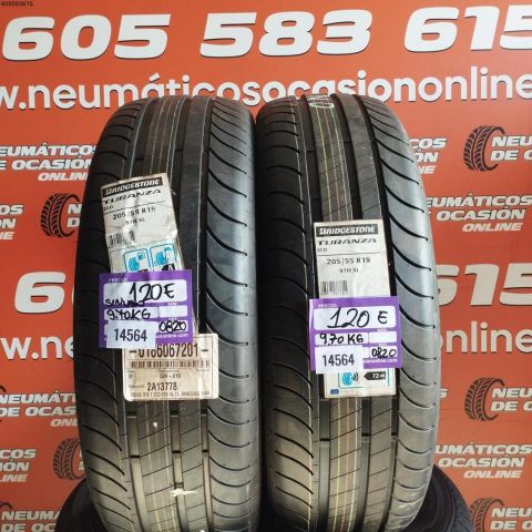 2X 205 55 R19 97H XL BRIDGESTONE TURANZA ECO DOT 0820/0820 (SIN USO)