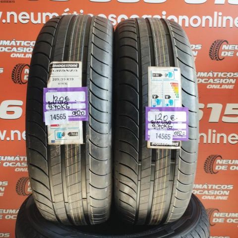 2X 205 55 R19 97H XL BRIDGESTONE TURANZA ECO DOT 0820/0820 (SIN USO)