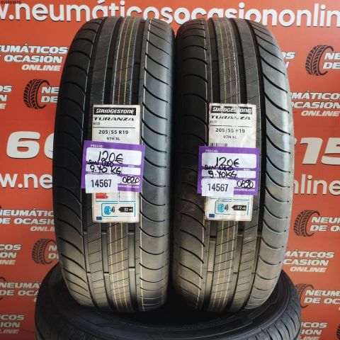 2X 205 55 R19 97H XL BRIDGESTONE TURANZA ECO DOT 0820/0820 (SIN USO)