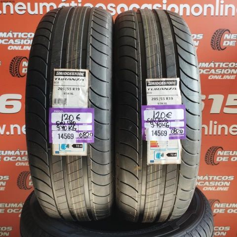 2X 205 55 R19 97H XL BRIDGESTONE TURANZA ECO DOT 0820/0820 (SIN USO)